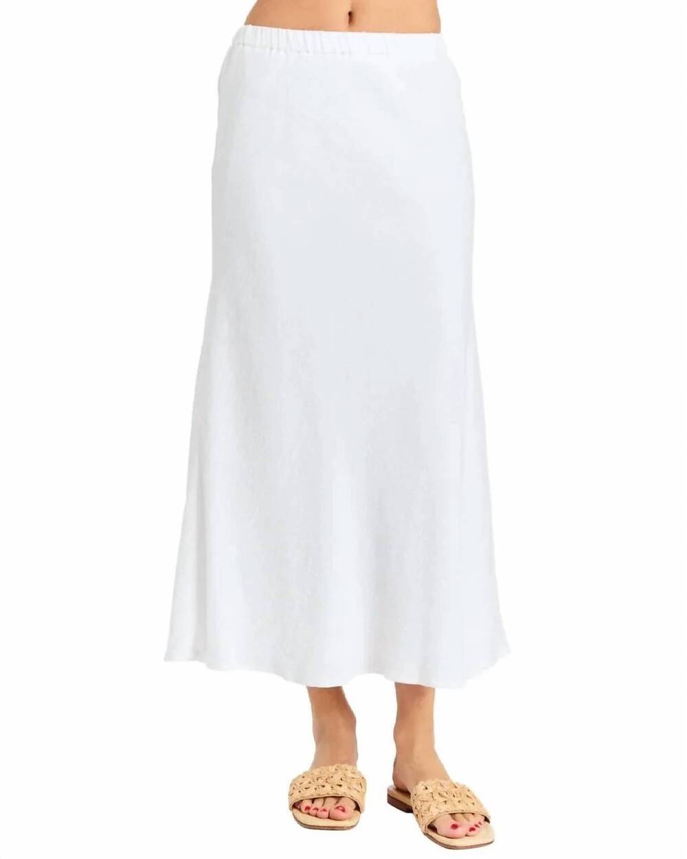 NEW DREW gwen a line skirt in ivory